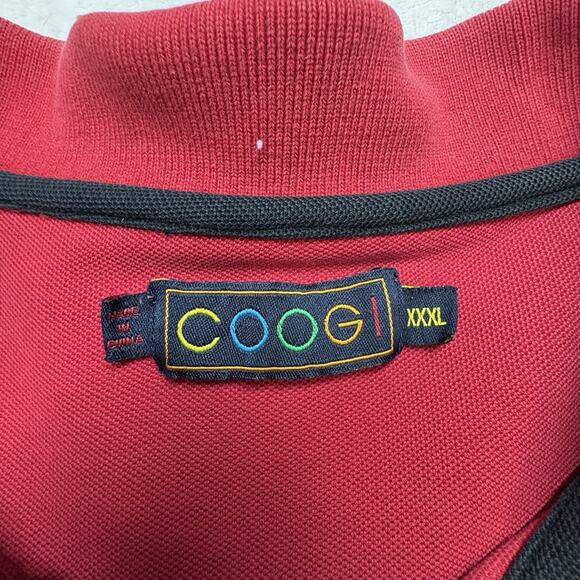 COOGI Shirt Men's XXXL Red 3XL Short Sleeve Polo Tee Casual 90s Designer Hip Hop - Picture 6 of 15